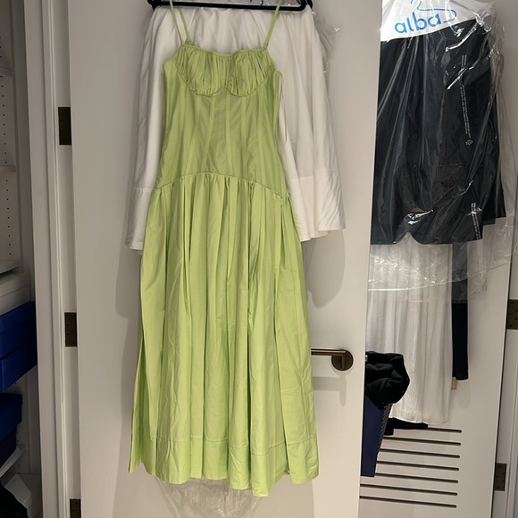 NICHOLAS Dolma Drop Waist Corset Midi Dress - Picture 4 of 4